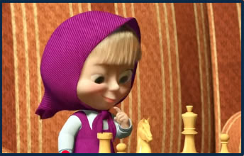 Masha gioca a scacchi